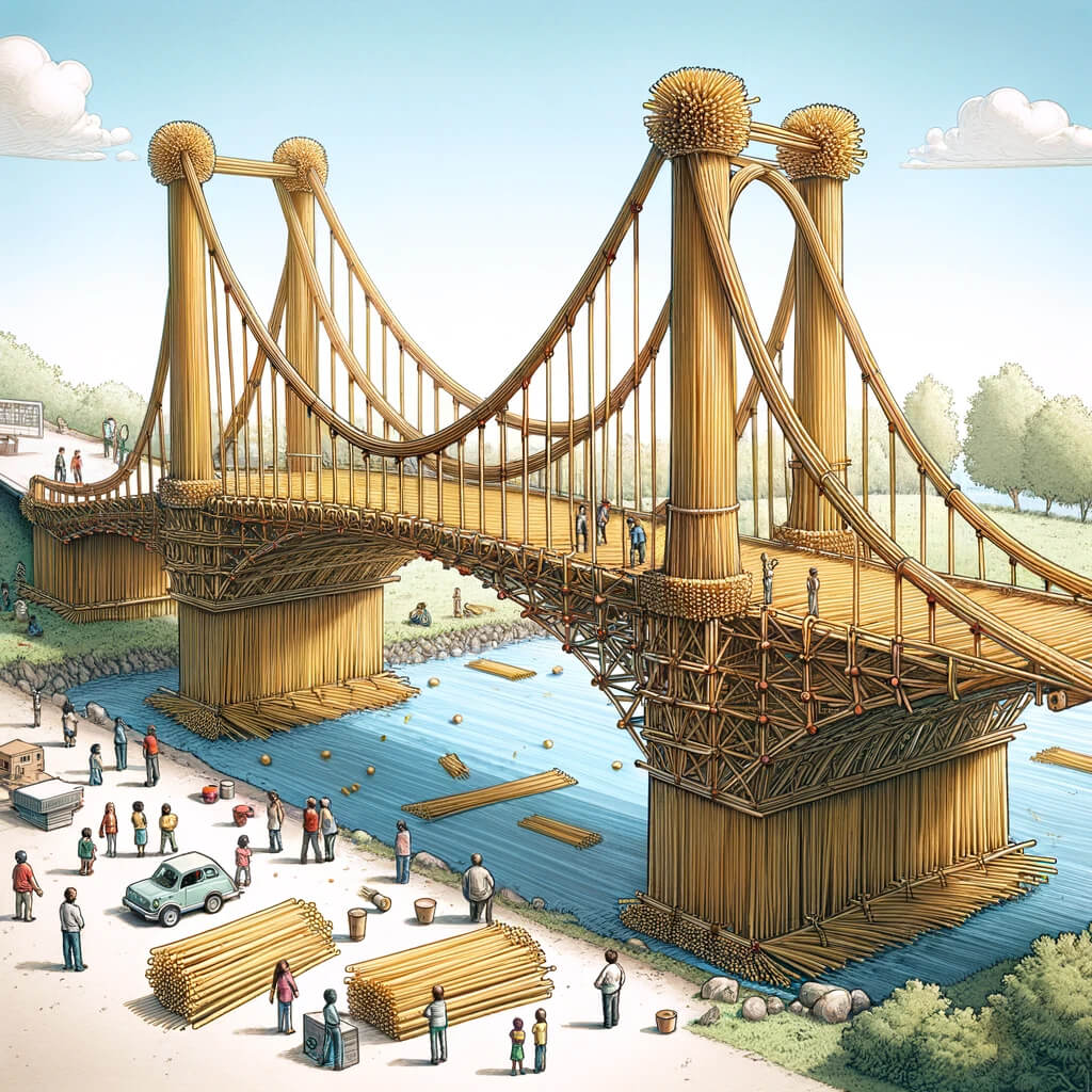 What is a spaghetti bridge